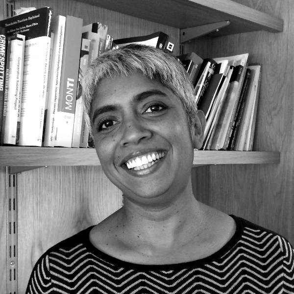 A black and white picture of Dr Hephzibah Israel