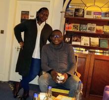 Thandi Soko-de Jong and Siphiwe Dube at IASH