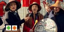 Wet’suwet’en people protesting