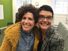 Ljubica Spaskovska and Claudia Stern
