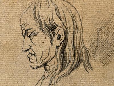 A man whose face exemplifies the melancholy temperament. Drawing, c. 1789. Iconographic Collections Keywords: Thomas Holloway; Johann Caspar Lavater. https://wellcomeimages.org/indexplus/obf_images/2e/05/5164c54f73deaf70371a0e840393.jpg Gallery: https://wellcomeimages.org/indexplus/image/V0009108ER.html Wellcome Collection