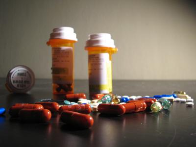 Pills and pill bottles