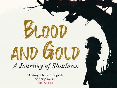 "Blood and Gold" book cover by Mara Menzies