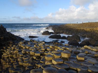 Giant’s Causeway, Northern Ireland. Hexagonal basalts. 