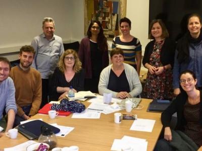 Sign language researchers meet at IASH Jemina Napier and colleagues