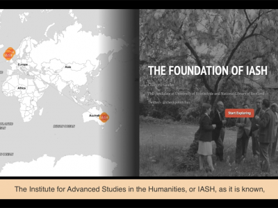 The Foundation of IASH Screengrab of short film, 'The Foundation of IASH'