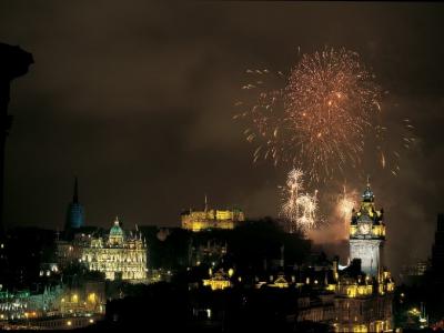 Festival Fireworks over Edinburgh