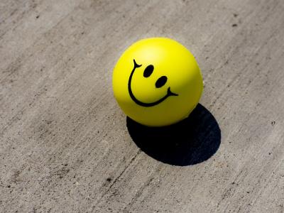 Humour Me! Smiling stress squeezer