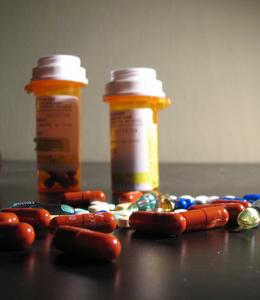 Pills and pill bottles