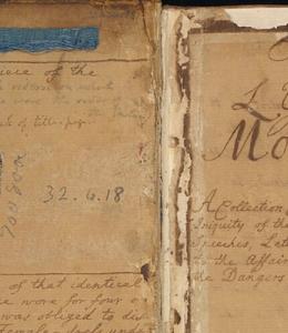 Lyon in Mourning manuscript, courtesy of NLS
